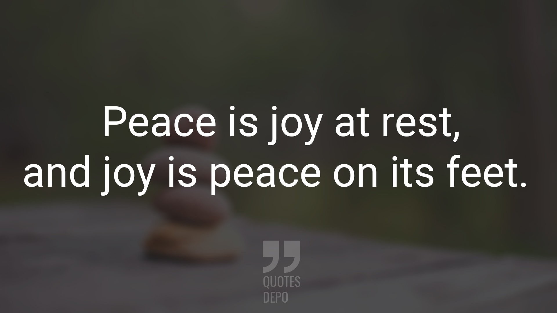 Peace is Joy at Rest